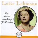 Lotte Lehmann/Victor Recordings 1935-40@Lehmann (Sop)